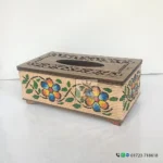 Wooden Tissue Box – Twine Design | Natural Finish, Premium Craft for Home & Office Decor - Image 4