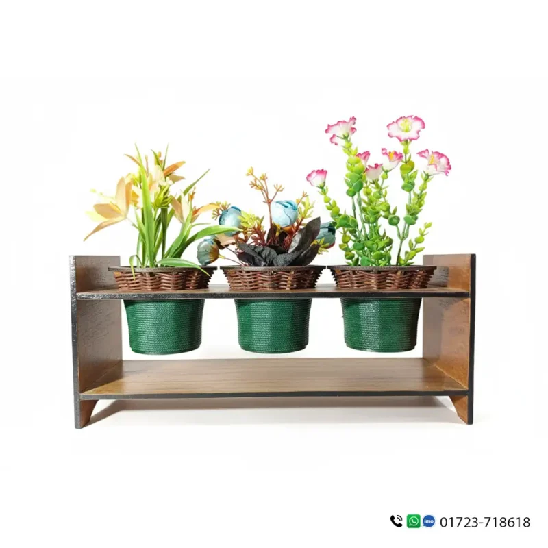 Handmade Table Flower Vase | Premium Wooden Wall & Table Vase