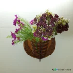 Rounded Wall Flower Vase Holder